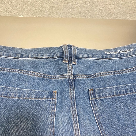 EUC Favorite Daughter The Mischa Super High Rise Utility Jeans in Paris -Size 34 - Picture 15 of 15